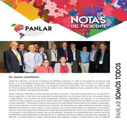 Panlar . Notas del Presidente 