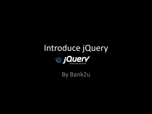 J query
