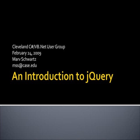 Jquery | PPT