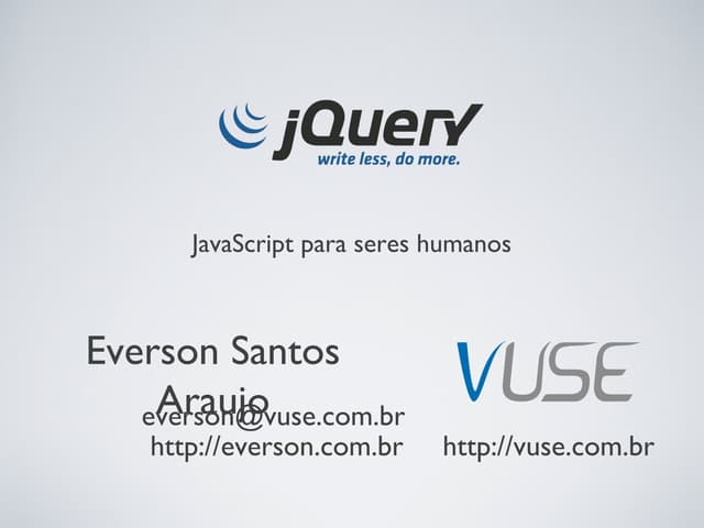 J query   javascript para seres humanos