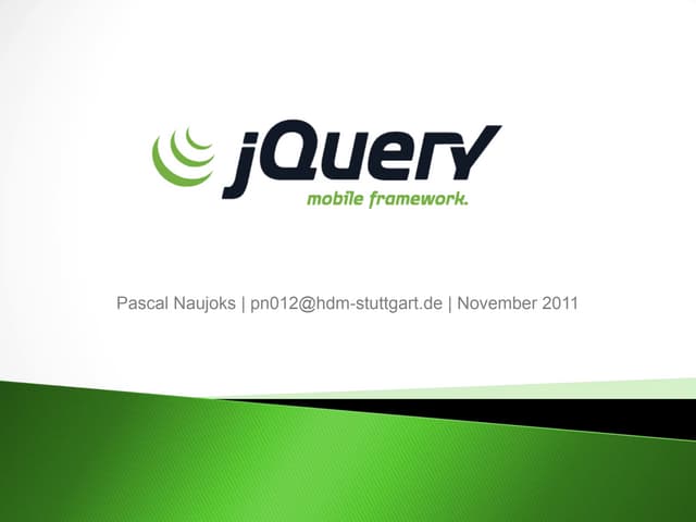 jQuery mobile