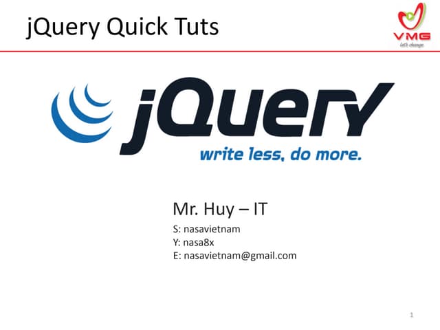 jQuery quick tuts
