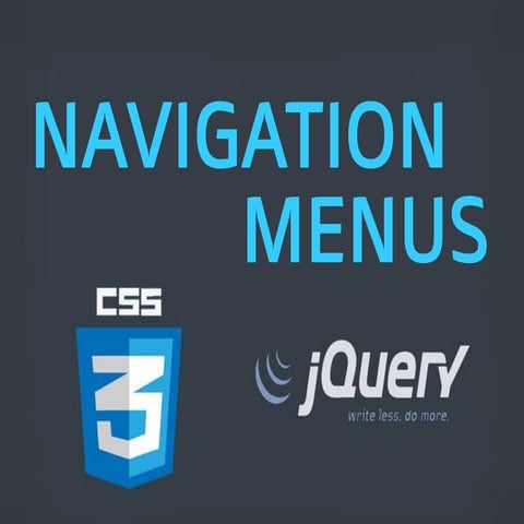 jQuery and CSS3 Navigation Menus | PDF | Web Design and HTML | Internet