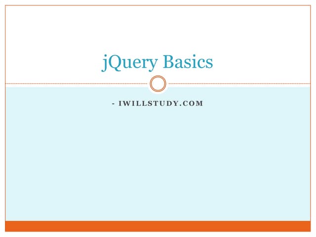 jQuery for Beginners 