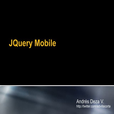 JQuery Mobile - Agile Open Lima IV