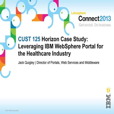 Horizon Case Study - Leveraging Portal for the Healthcare Industry