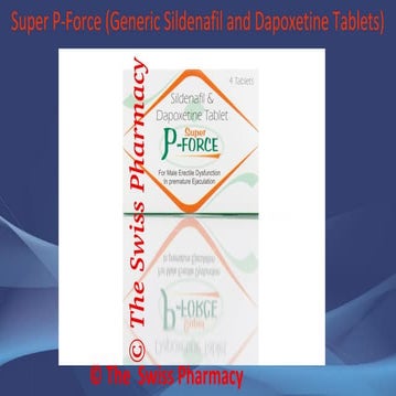 Buy dapoxetine sildenafil (super p force)