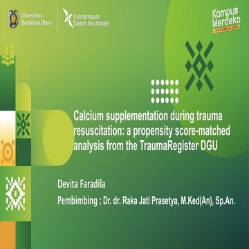Calcium supplementation during trauma resuscitation
