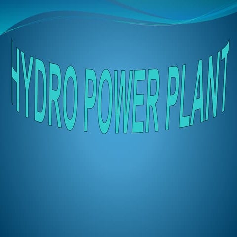 Hydro Electric Power Plant 