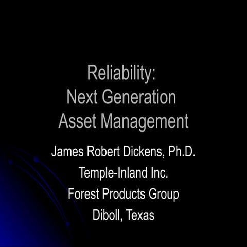 JR Dickens - IWCS 2007