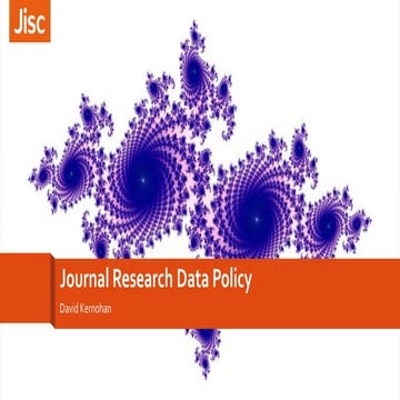 Journal research data policy update