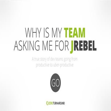 How can JRebel save 5+ weeks of builds and redeploys for my entire team ...