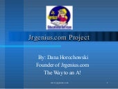 Jrgenius.com project