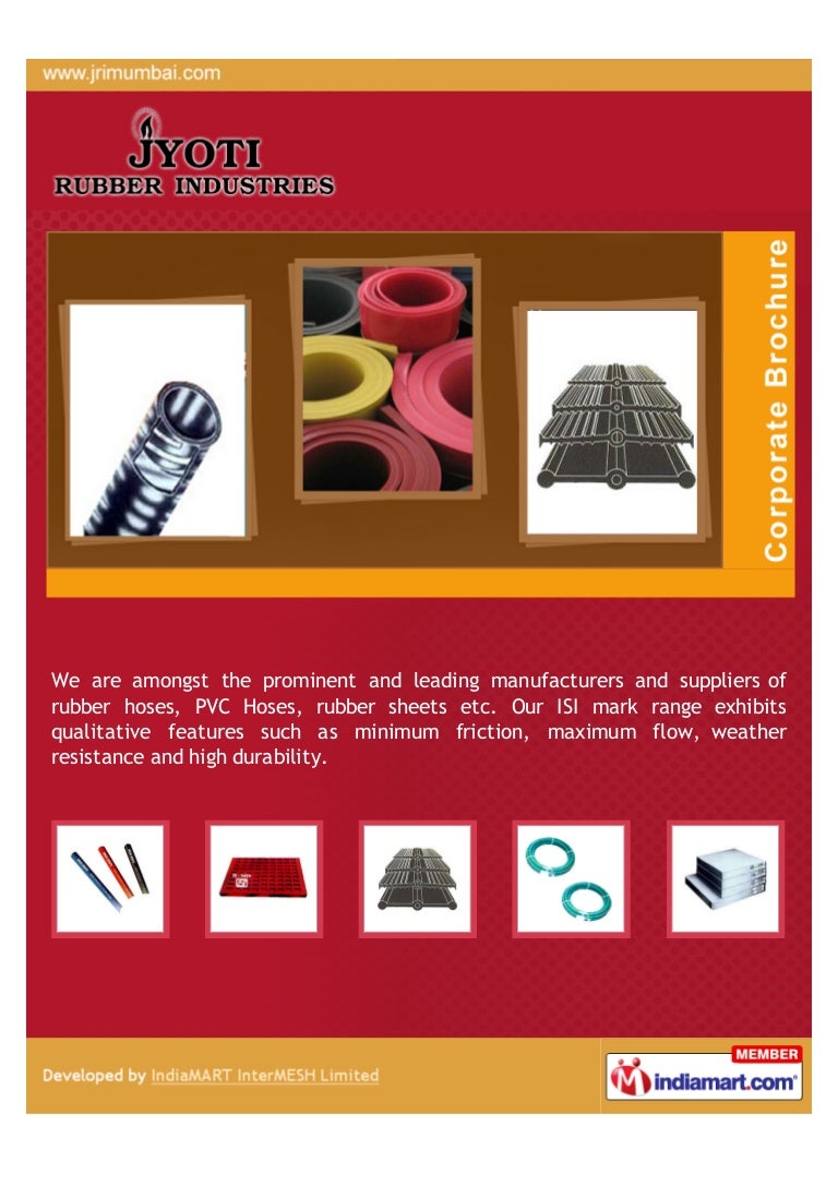 Jyoti Rubber Industries Mumbai,Rubber Hqoses