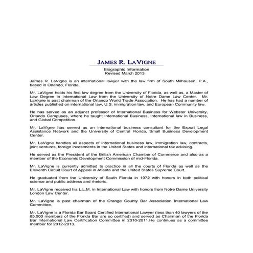 Jrl biographic information