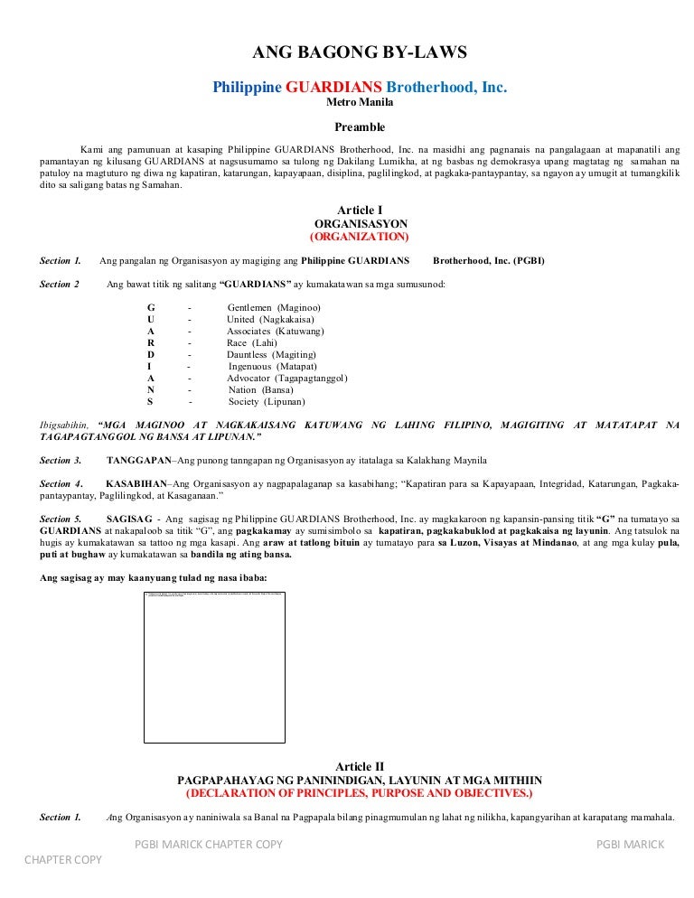 Jr new bylaws_tagalog