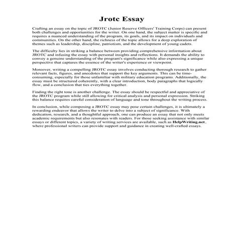 Jrotc Essay.pdf