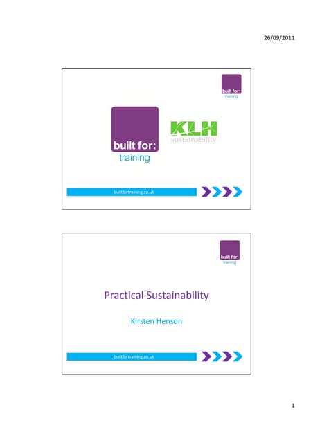 John Rowan & Partners Sustainable Workshop