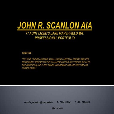 John R. Scanlon AIA