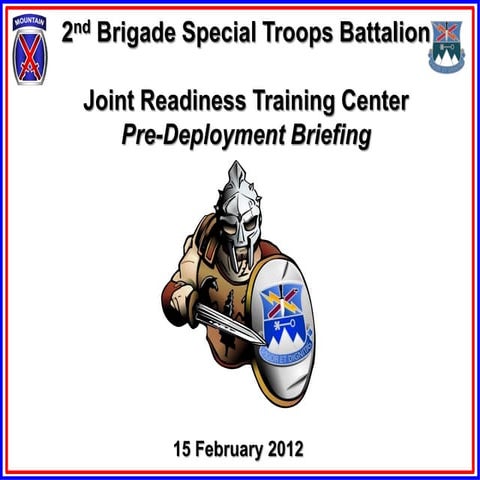 Jrtc pred brief | PDF