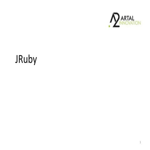 JRuby: l'alliance de Ruby avec Java