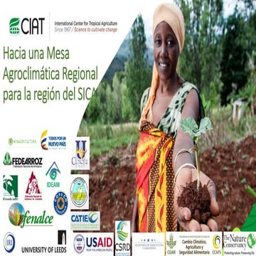 Hacia una Mesa Agroclimatica Regional para la region del SICA, Belice Oct 2018