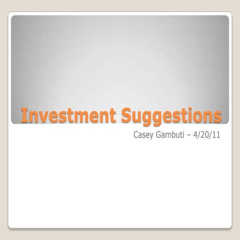 Long/Short Recommendation