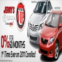 VIP Upgrade Sales Event at Jerry's Toyota in Baltimore, Maryland | PDF ...
