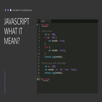 JavaScript What It Mean? and how we Master it | PPTX