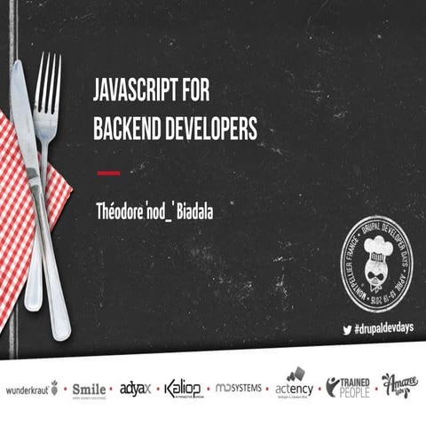 javascript for backend developers | PPT