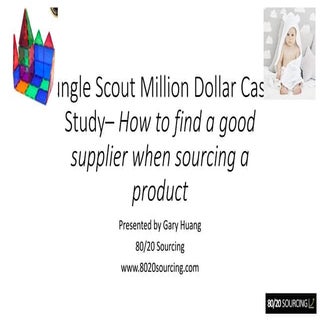 How To Find A Good Supplier For You...