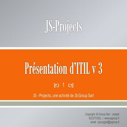 ITIL v3 : Présentation