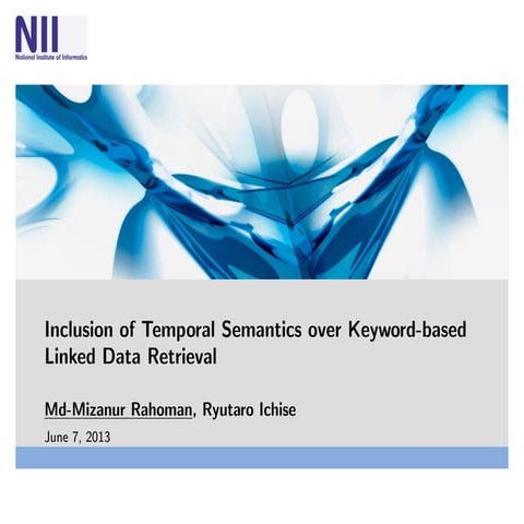 Inclusion of Temporal Semantics over Keyword-based Linked Data Retrieval
