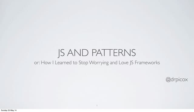 JS and patterns