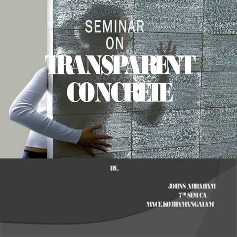 TRANSPARENT   CONCRETE