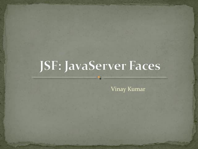 Jsf 2.0 in depth