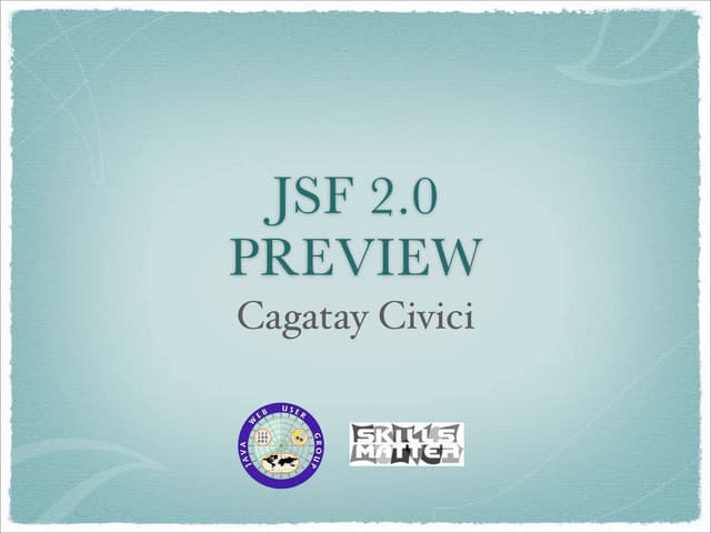 JSF 2.0 Preview