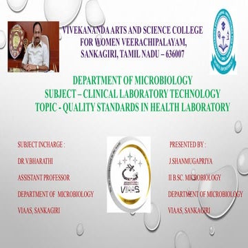 CLT-quality standards in health laboratories | PDF