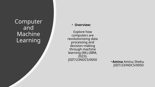Seminar on a computer and machine learning.pptx
