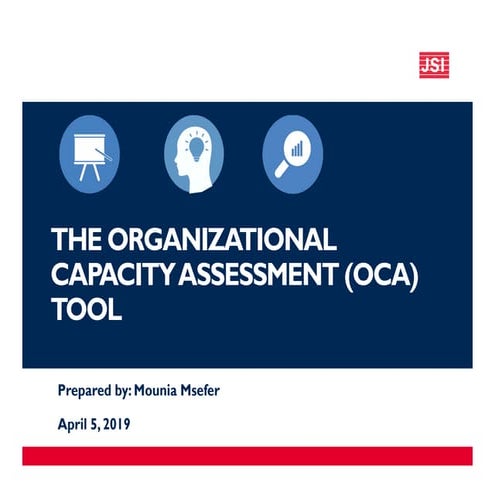 The Organizational Capacity Assessment Tool