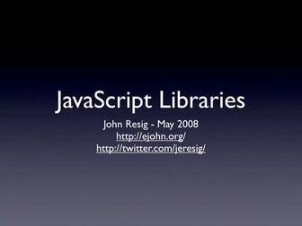 JavaScript Libraries (@Media)