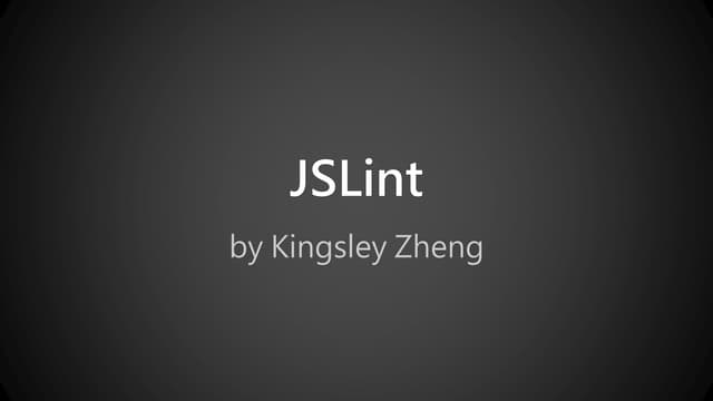 Jslint 參數設定