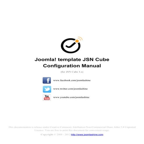 JSN Cube Configuration Manual
