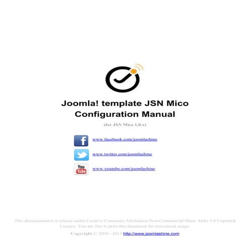 JSN Mico Configuration Manual