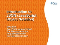 Basics of JSON (JavaScript Object Notation) with examples | PDF