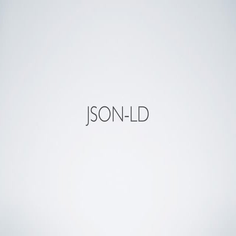 JSON-lD