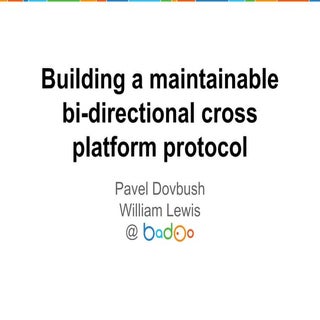 Building a maintainable bi-directio...