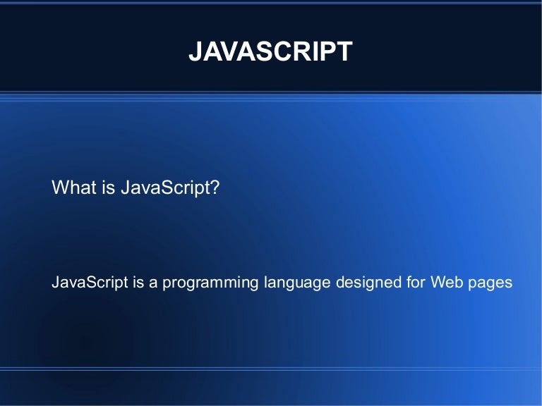 Js ppt