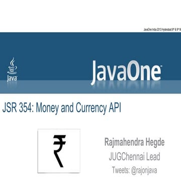 JSR 354 - Money and Currency API