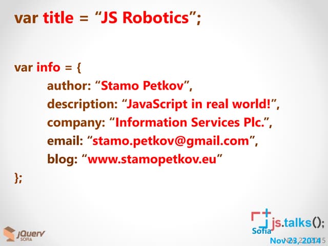 Js robotics